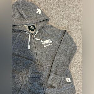 Roots Salt & Pepper Zip Up